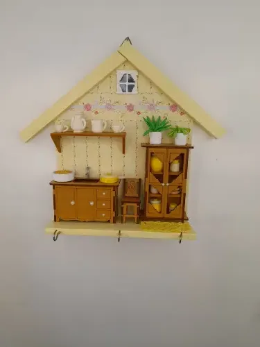 Porta chave com miniatura