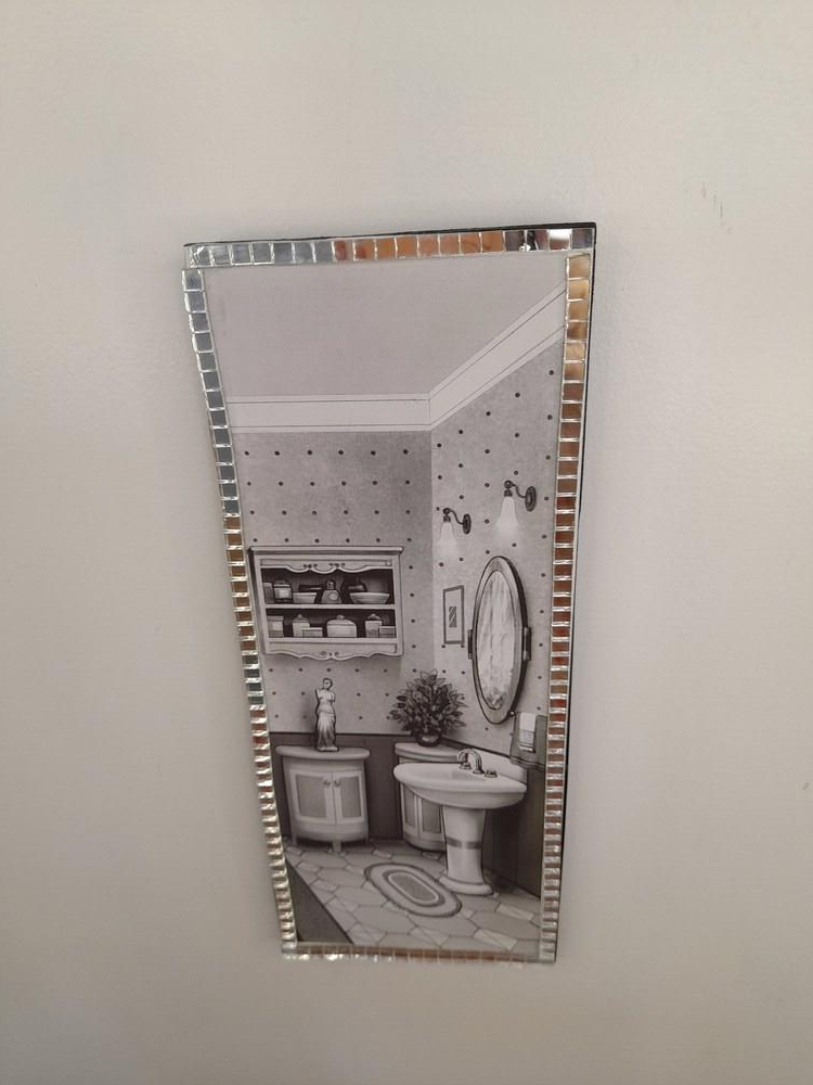 Quadro para Lavabo em mdf Decorado