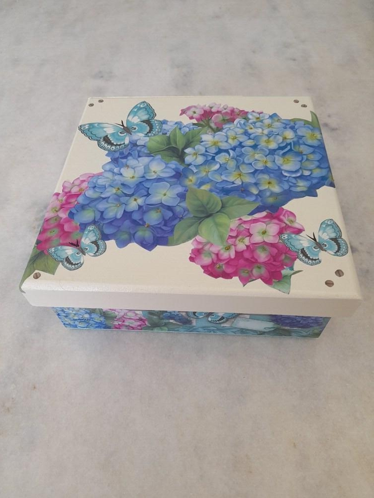 Caixa em mdf para Joia / Bijuteria Detalhe Floral