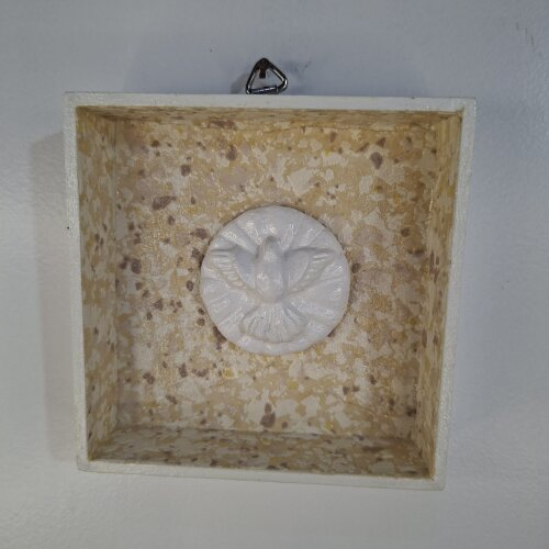 .Placa em mdf Branca com Divino