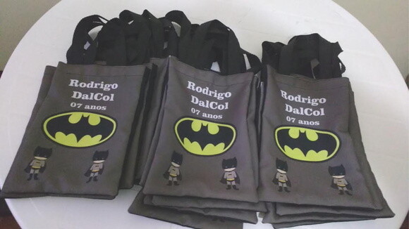 Bolsinhas Personalizadas Batman