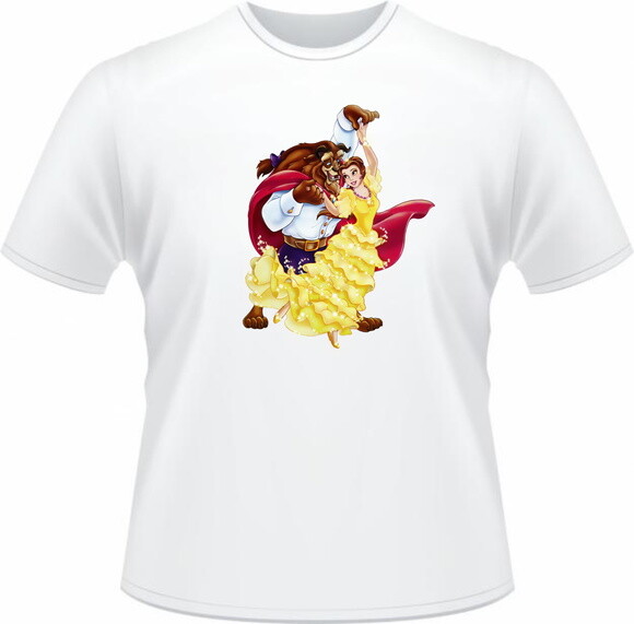 camisa bela e a fera