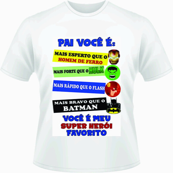 Camisa dia dos Pais