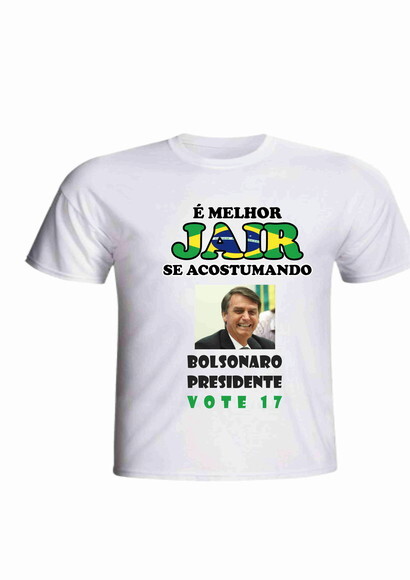 Camisa Jair Bolsonaro Presidente