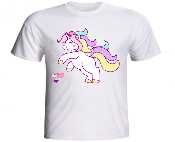camisa infantil unicornio