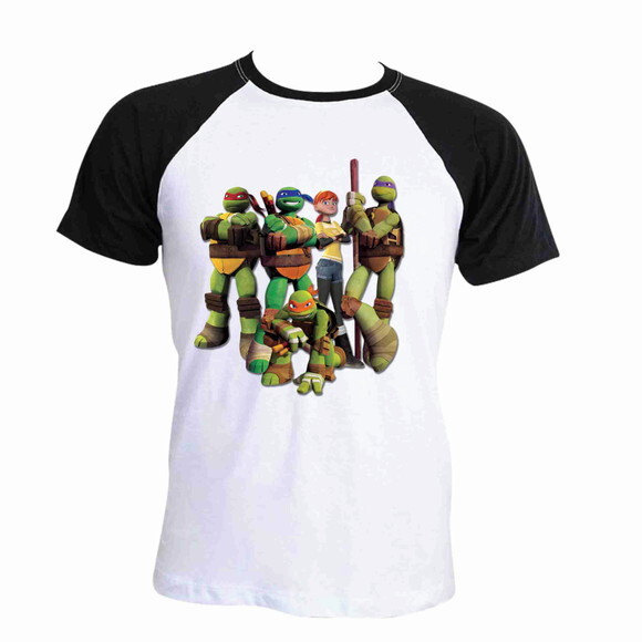 Camisa Reglan Tartarugas Ninjas