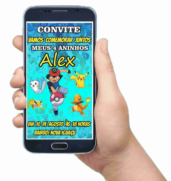 Convite Digital Interativo Animado