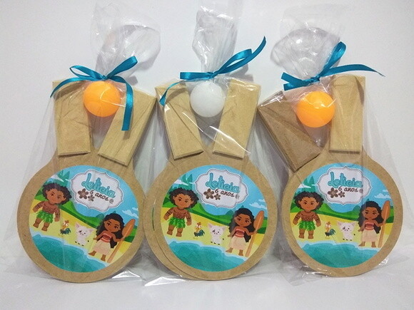Mini Raquete Personalizada Moana