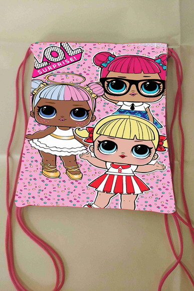 Mochila Desenho Menina e Menina