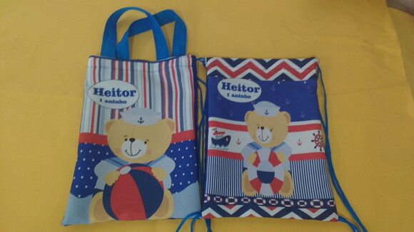 mochilinha personalizada