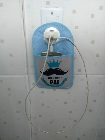 Porta Carregador de Celular Personalizado