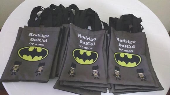 Bolsinhas Personalizadas Batman