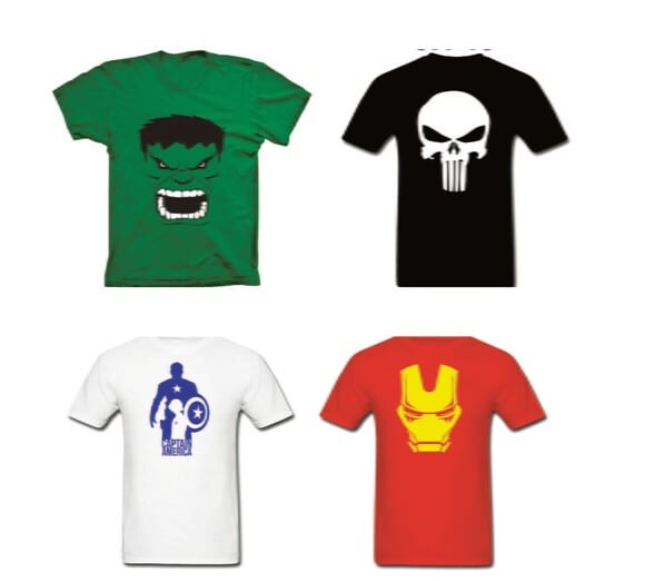 Camisas Heróis