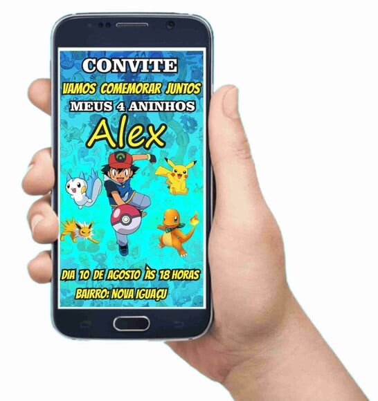 Convite Digital Interativo Animado