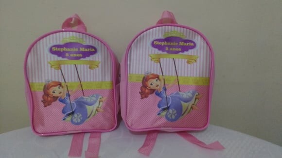 mochila escolar princesa