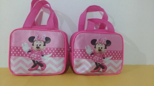 Bolsa de mão minie rosa