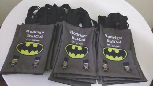 Bolsinhas Personalizadas Batman