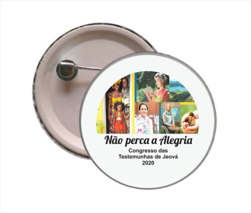 Boton Congresso 2020 Testemunha De Jeová Jw 3,8cm