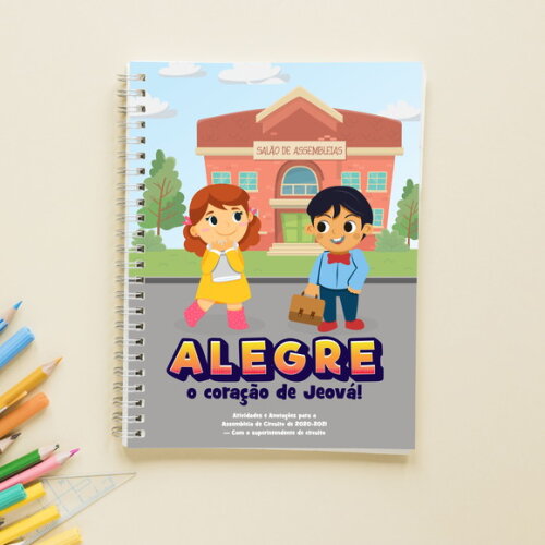 Caderno Infantil Assembleia - Alegre o coração de Jeová