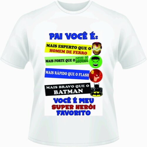 Camisa dia dos Pais