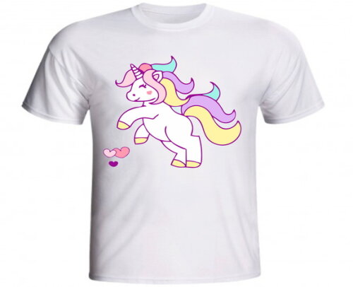camisa infantil unicornio