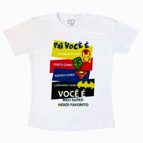 Camisa Pai Super Herói