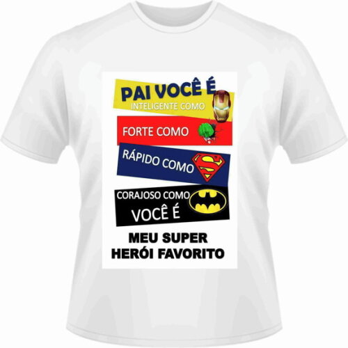 Camisa Personalizada Pai