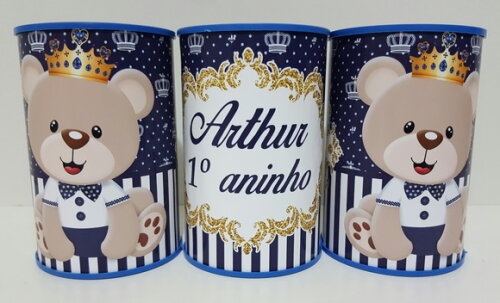 Cofrinho Personalizado Ursinho Princípe