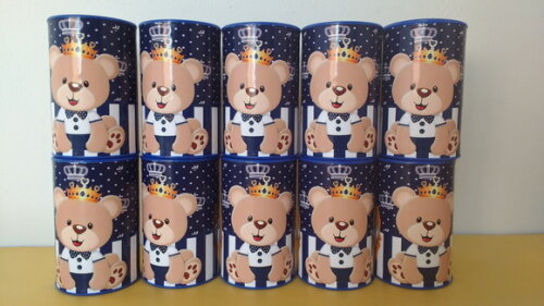 Cofrinho Personalizado Ursinho Princípe