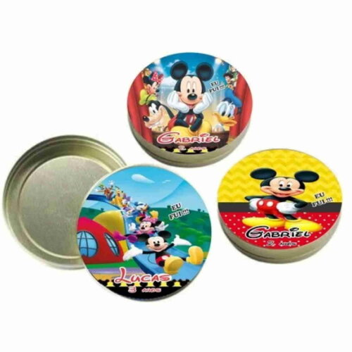 Latinha Personalizada Mickey