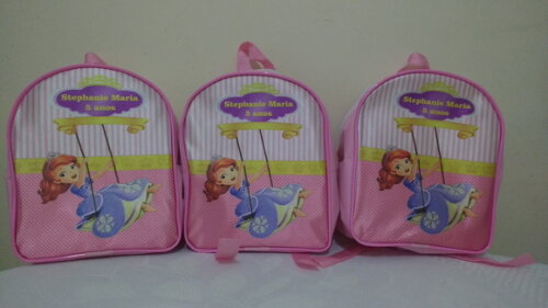 mochila escolar princesa