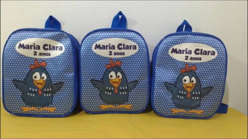 Mochilas Personalizadas Galinha Pintadinha