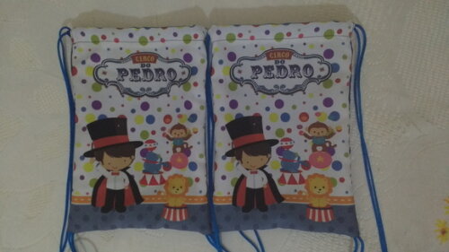mochilinha personalizada circo