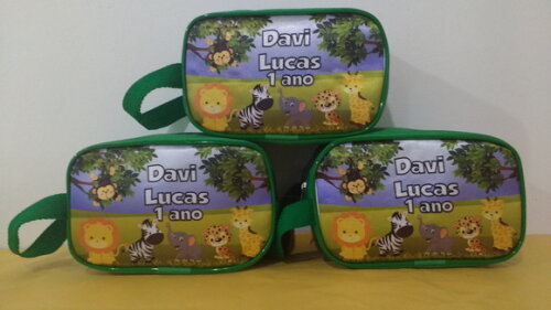 Necessaires Personalizadas Safari Pedido Raquel