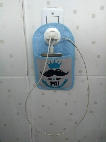 Porta Carregador de Celular Personalizado