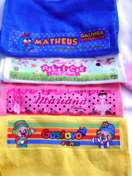Toalhinha de Mão Personalizada