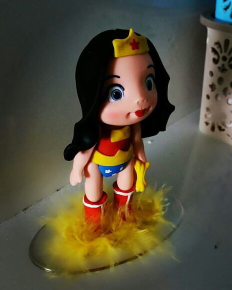 Topo de Bolo Mulher Maravilha