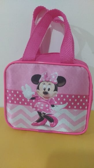 Bolsa de mão minie rosa