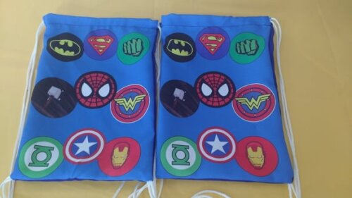 Bolsinha Heróis Vingadores e Liga da Justiça