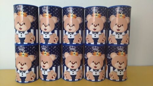 Cofrinho Personalizado Ursinho Princípe