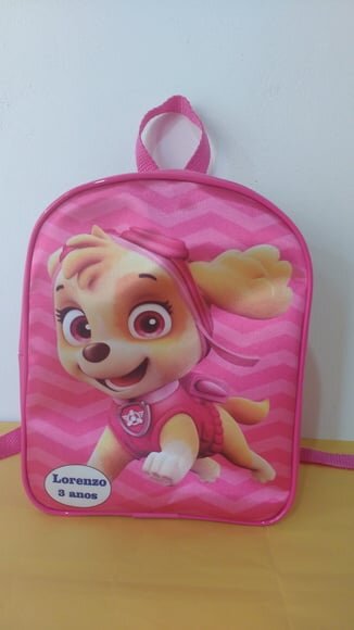 Mochila Patrulha Canina Skye