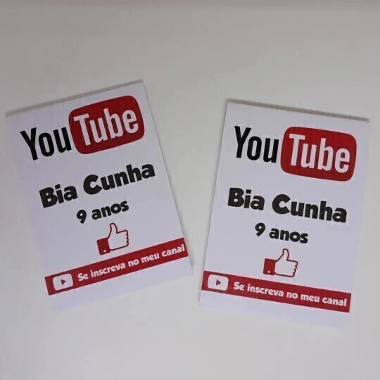 Kit 20 Lembrancinhas Bloquinho com Lápis You Tube - Vários Tema