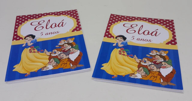 Kit 20 Lembrancinhas Bloquinho com Lápis Branca de Neve - Vário