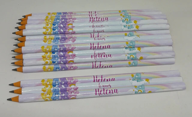 Kit 20 Lembrancinhas Bloquinho com Lápis Ursinhos Carinhosos - V
