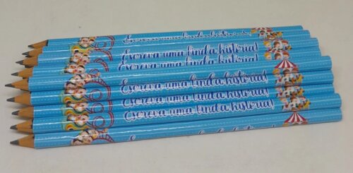 Kit 20 Lembrancinhas Bloquinho com Lápis Parque de Diversões - 
