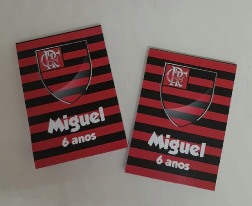 Kit 20 Lembrancinhas Bloquinho com Lápis Flamengo - Vários Tema