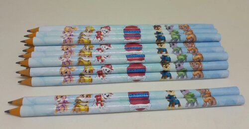 Kit 20 Lembrancinhas Bloquinho com Lápis Patrulha Canina - Vári