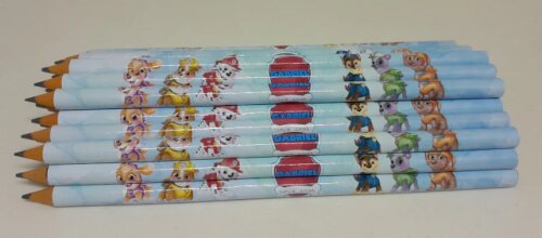 Kit 20 Lembrancinhas Bloquinho com Lápis Patrulha Canina - Vári