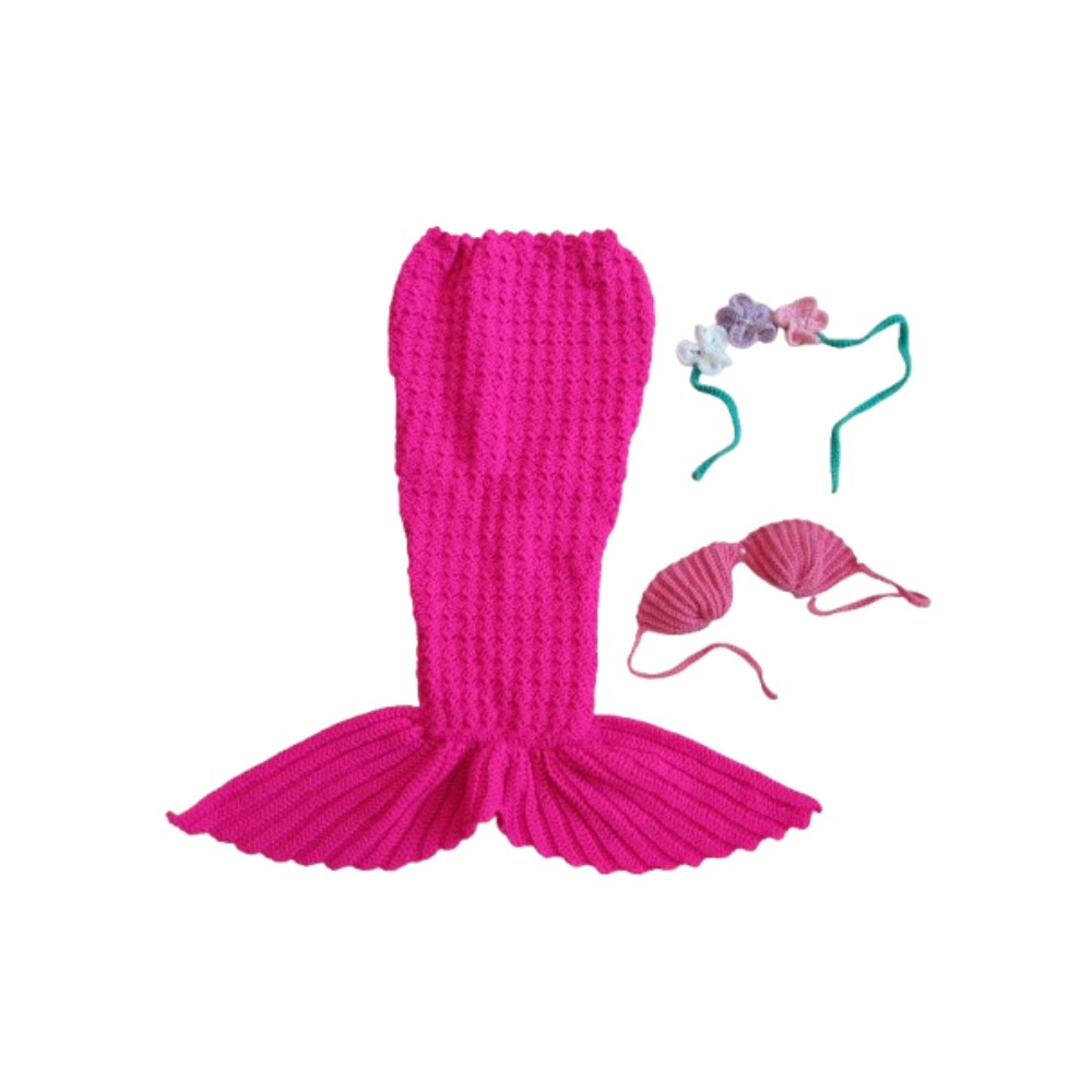 Newborn sereia rosa