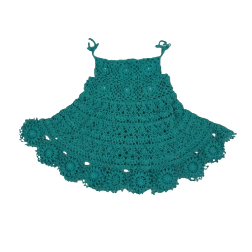 Vestido Sofia infantil de crochê